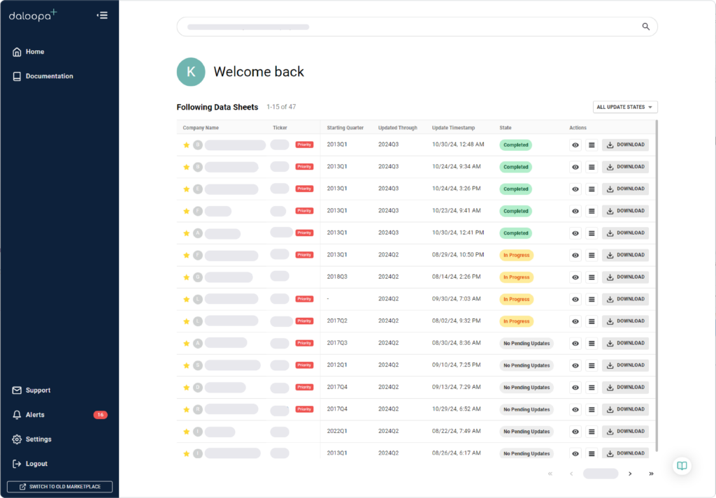 Navigating Daloopa’s New UI 1 daloopa