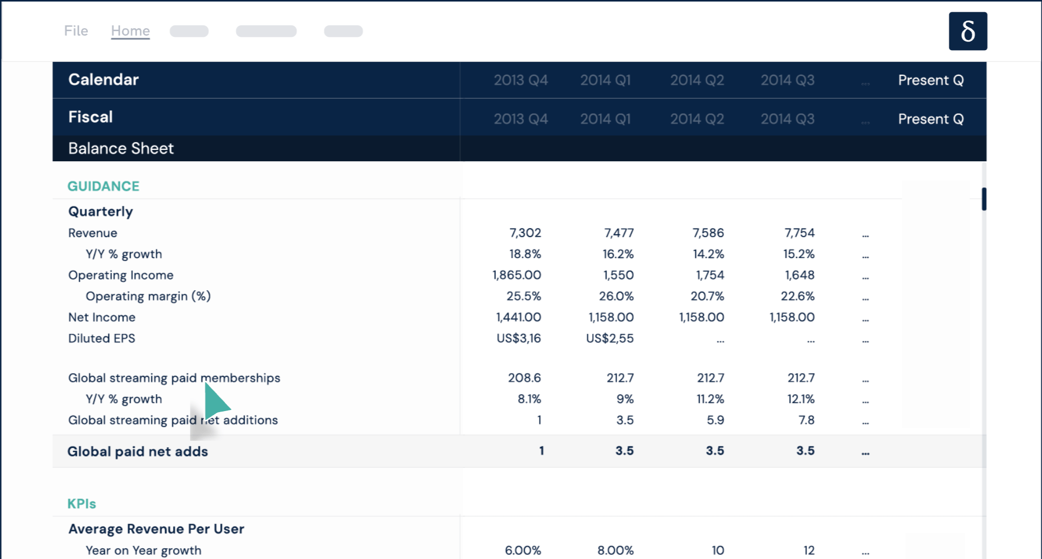 daloopa dashboard